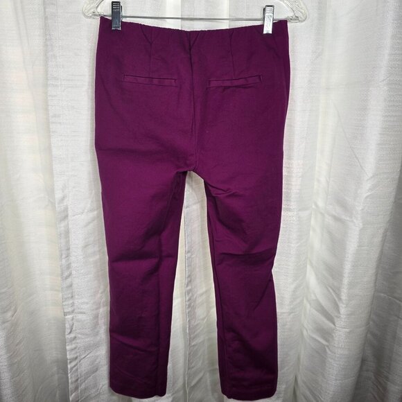 J. Jill Cropped Purple Mauve Woman's Pants Size 2 Petite - Picture 2 of 7